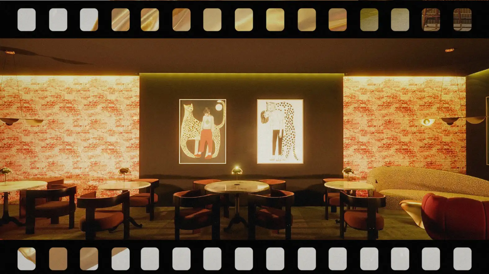 Casa Thirteen render: The lounge, late